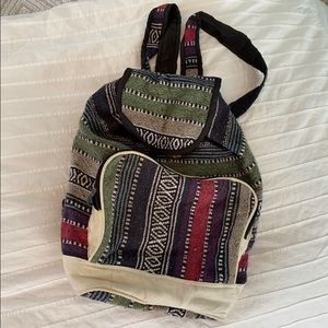 Boho tribal backpack